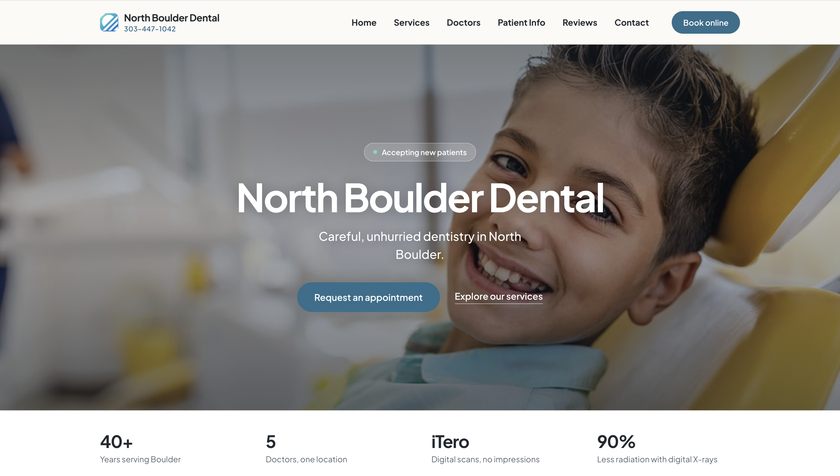 Dental Practice redesign concept